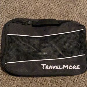 Travel more toiletry zip bag mesh water resistant